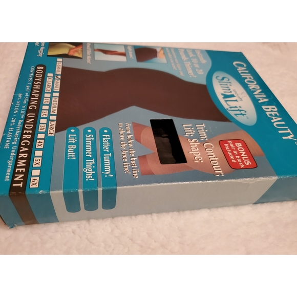 2 CALIFORNIA BEAUTY SLIM N LIFT BODYSHAPING UNDERGARMENT SLIMMING - Picture 2 of 15